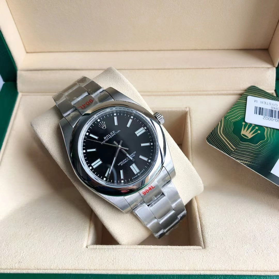 Black Silver - Steel 904L Silver - Automatic-41mm/31mm