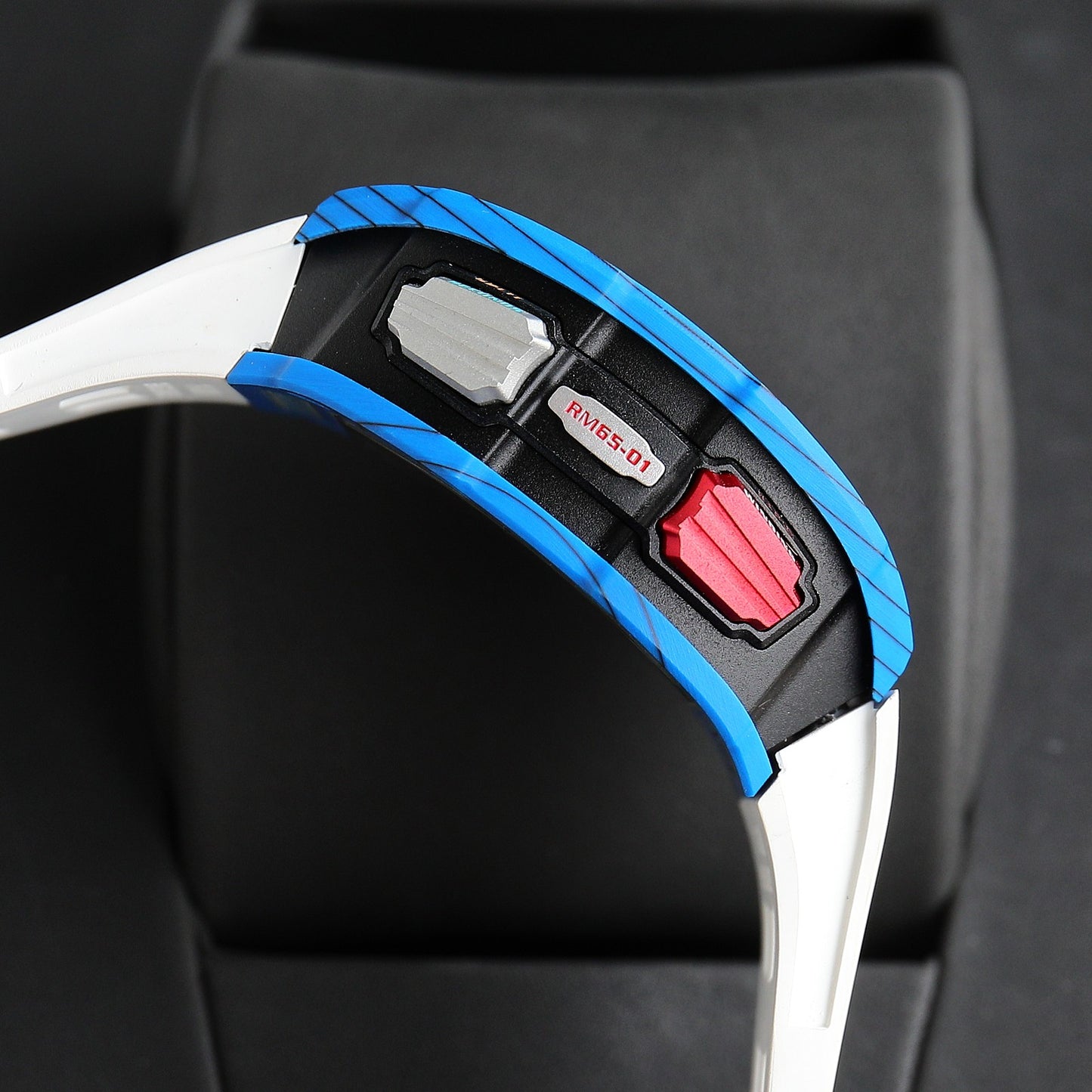 Chronograph - Blue Ceramic- White Rubber- Self-winding - QUARTZ - 41*49mm