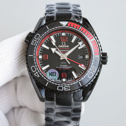 Black Red Steel - Black 904L Steel - Automatic - 45.5mm