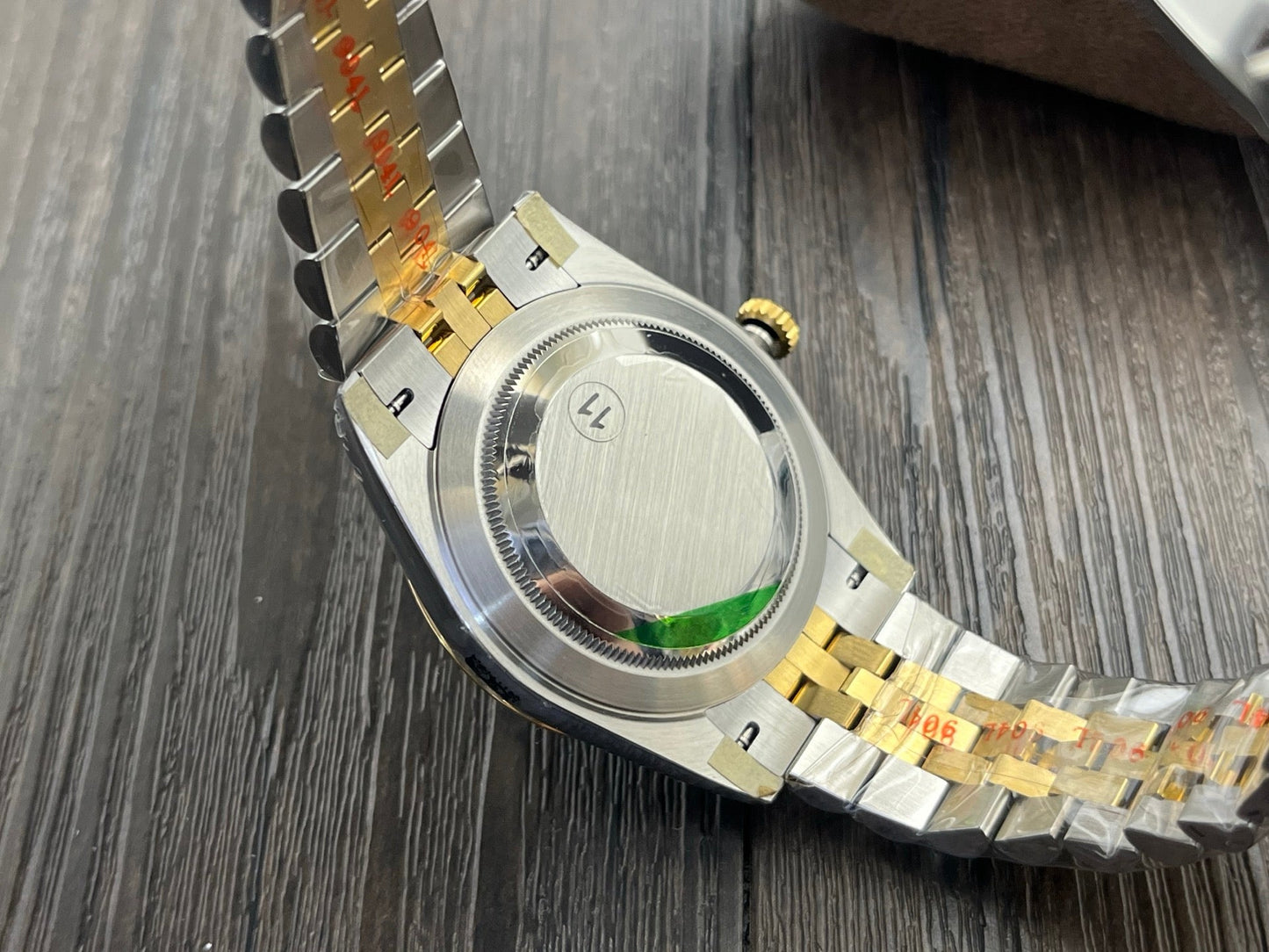 C-Factory -Yellow Gold - Smooth Bezel - Silver 904L Steel- Automatic - 41mm