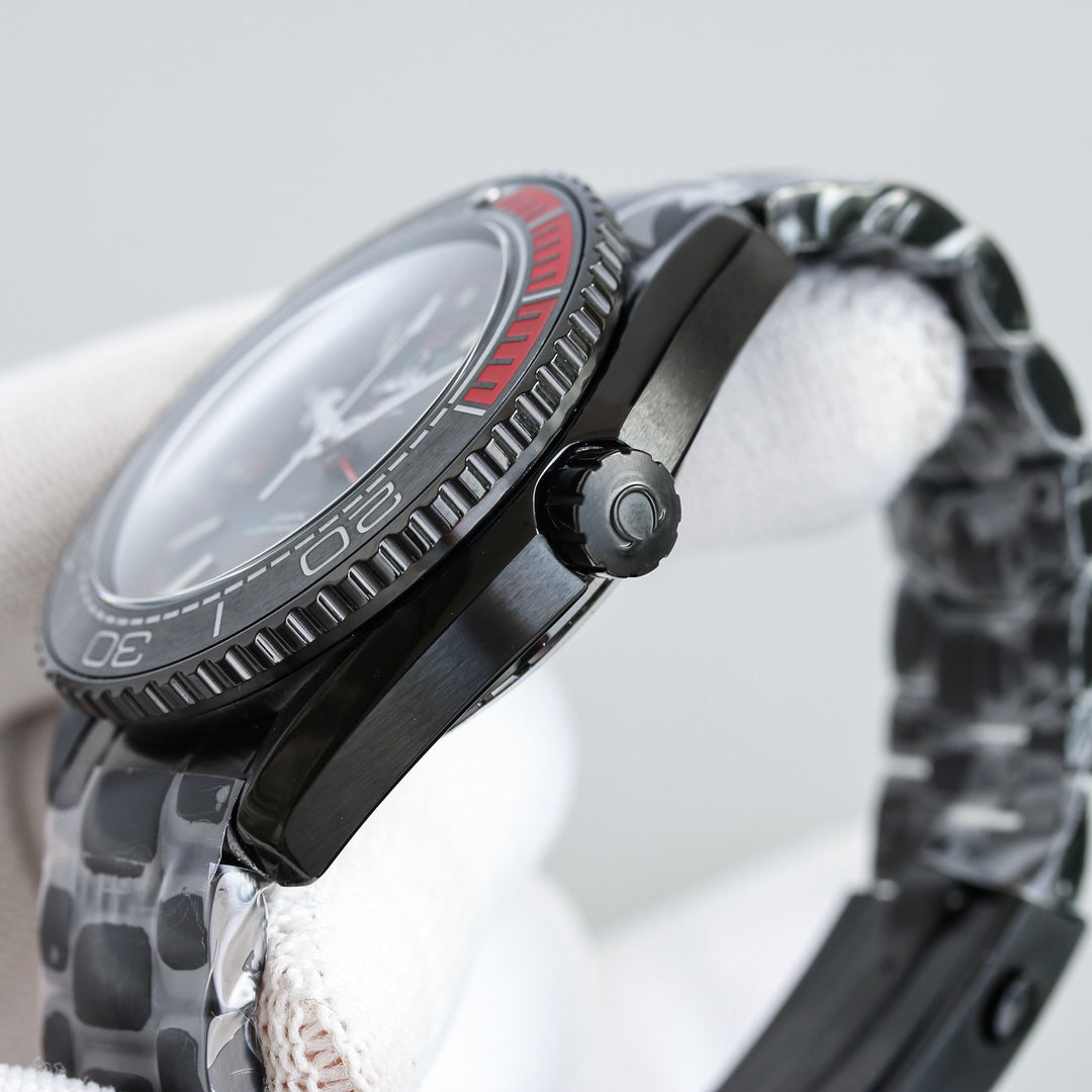 Black Red Steel - Black 904L Steel - Automatic - 45.5mm