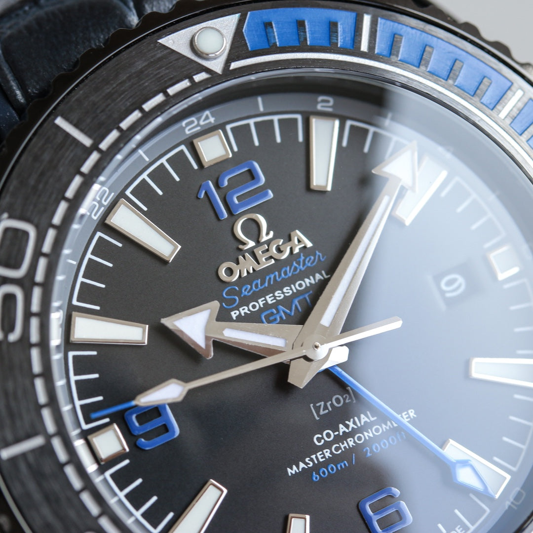 Black Blue Steel - Blue Leather - Automatic - 45.5mm