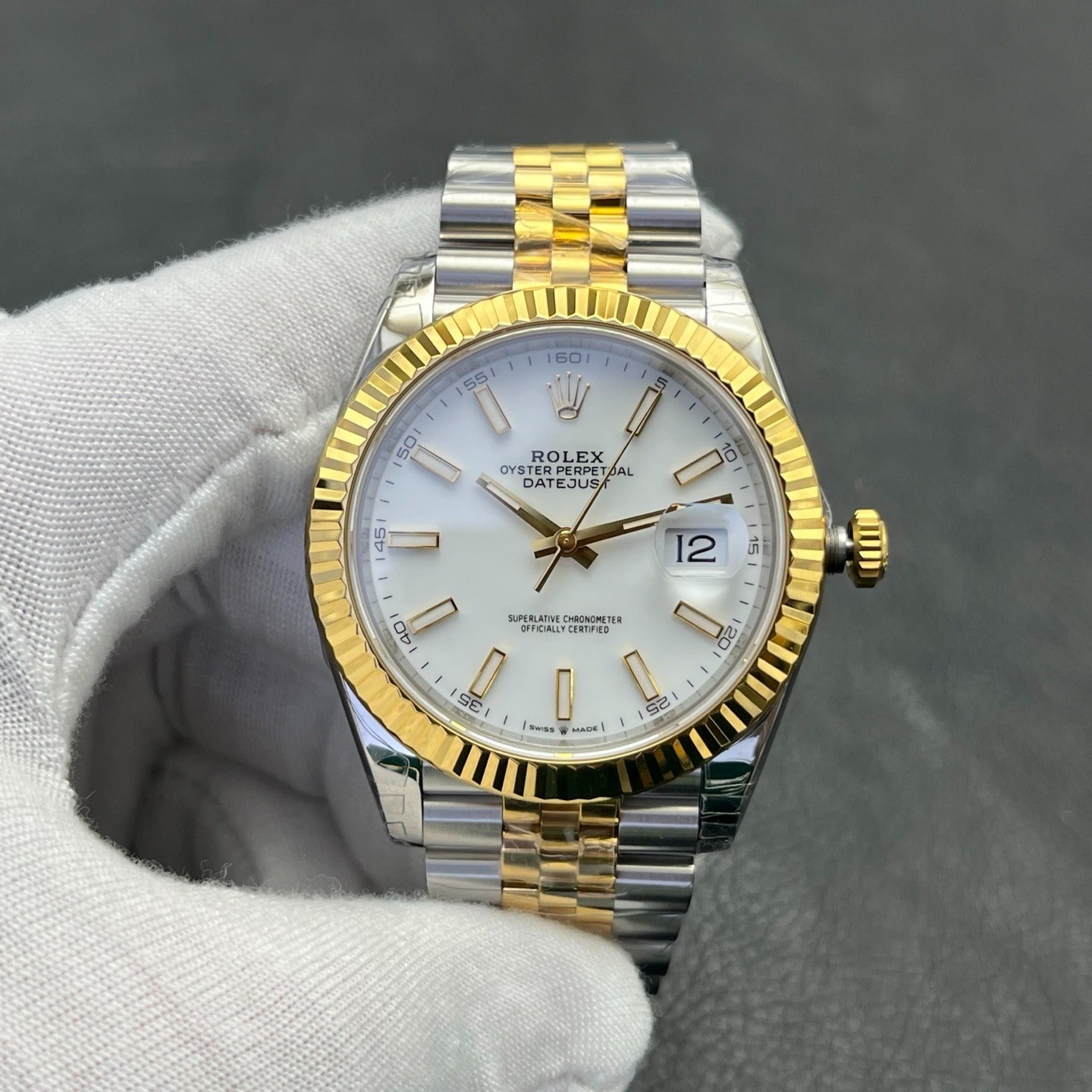 C-Factory -White - Silver Yellow 904L Steel- Automatic - 41mm