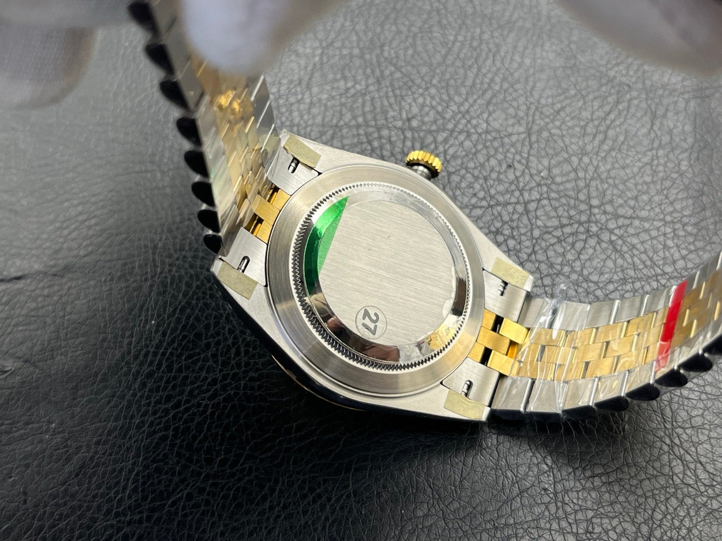 C-Factory -Silver - Yellow Smooth Bezel - Yellow Silver 904L Steel- Automatic - 41mm