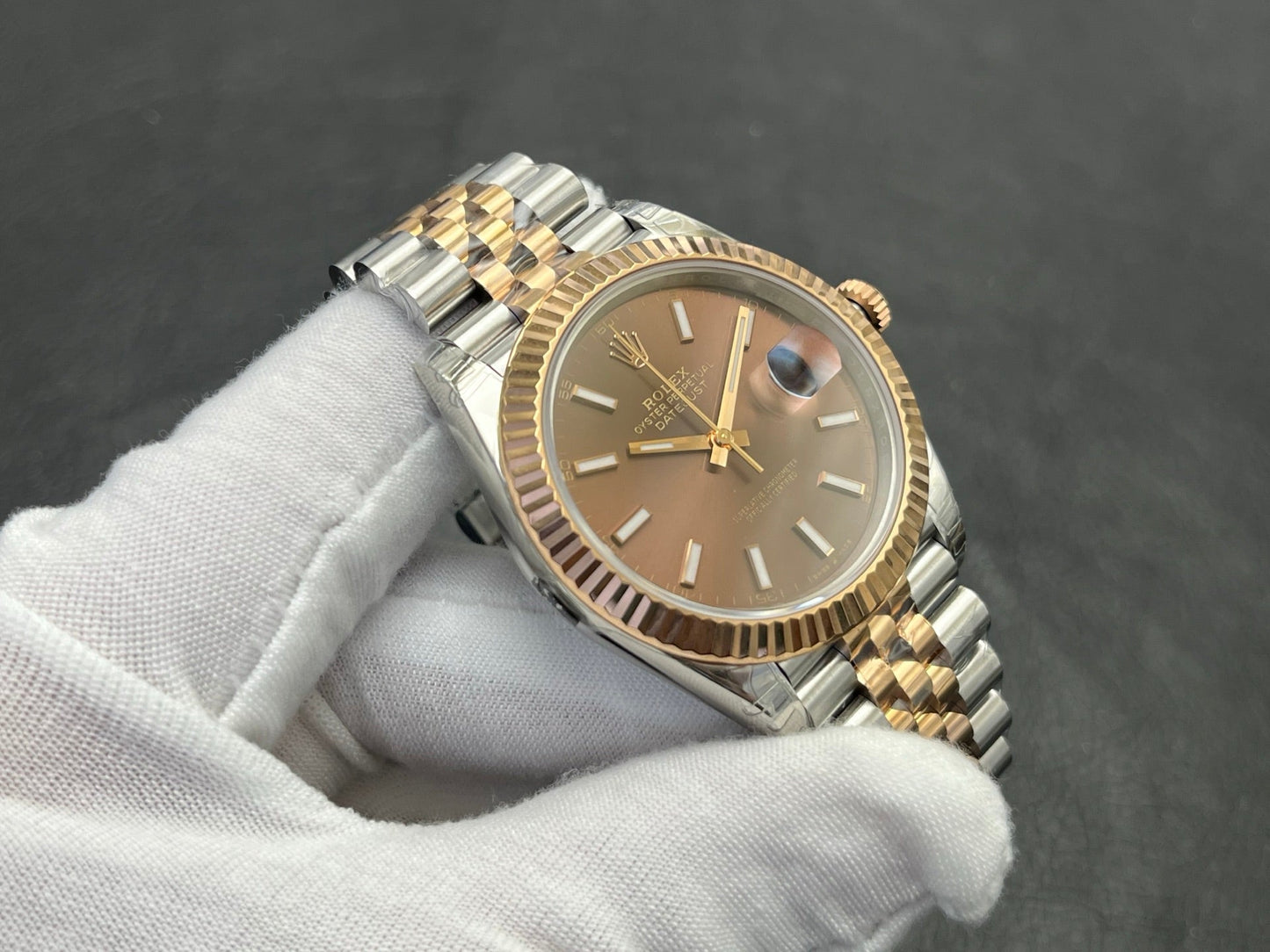 C-Factory -Brown - Silver Yellow 904L Steel- Automatic - 41mm