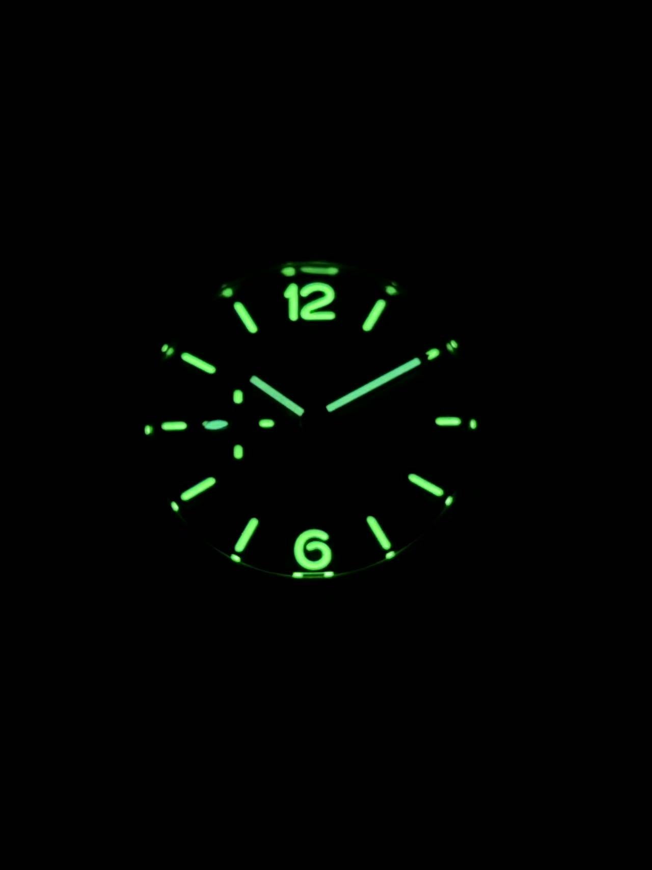 Grey Black - 904L Steel - Green Rubber -Automatic - 44mm