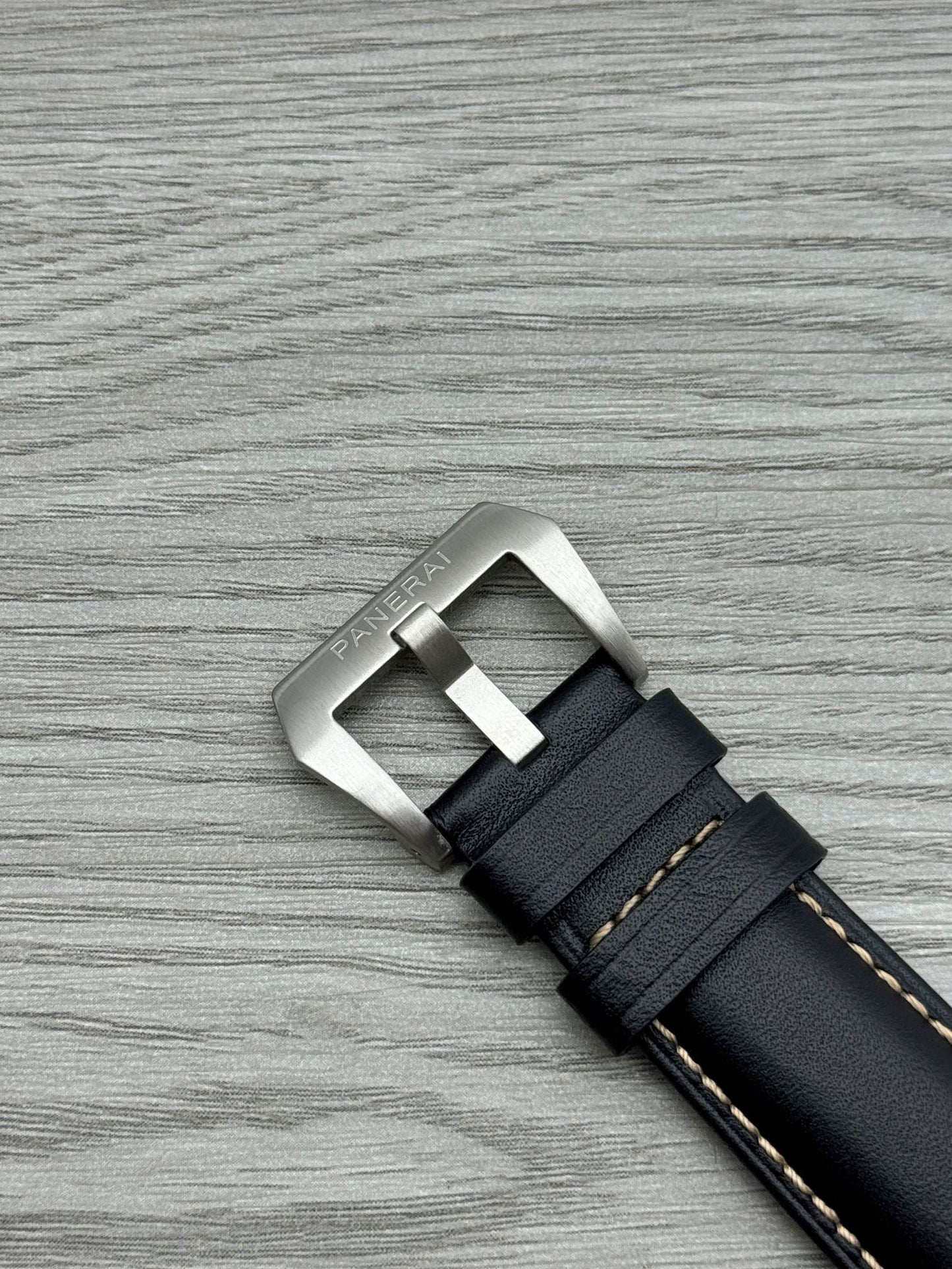 Black Silver - 904L Steel - Black Leather -Automatic - 44mm