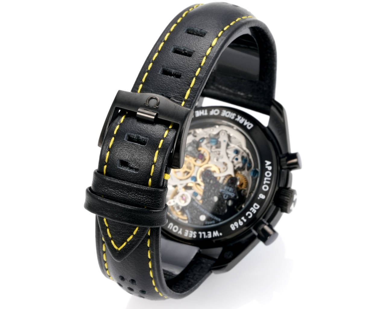 Chronograph -Moon back - Black Ceramic- Black Ruber- Automatic - 44mm