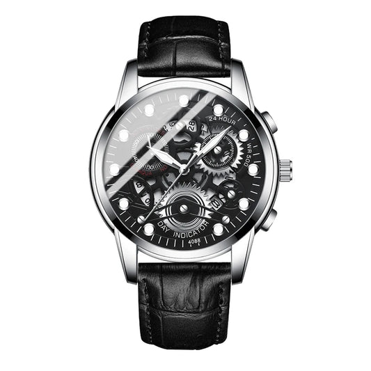 TOP! Yellowgold Black Ceramic Bezel - Black Rubber - Automatic - 43mm