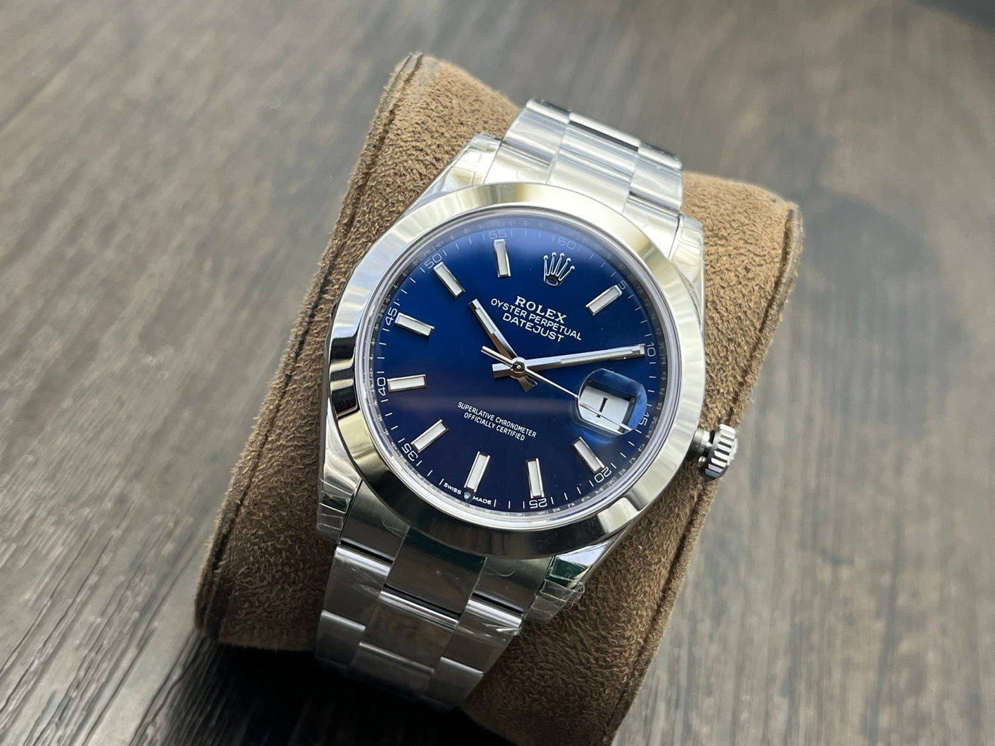 C-Factory - Blue - Smooth Bezel - Silver 904L Steel- Automatic - 41mm