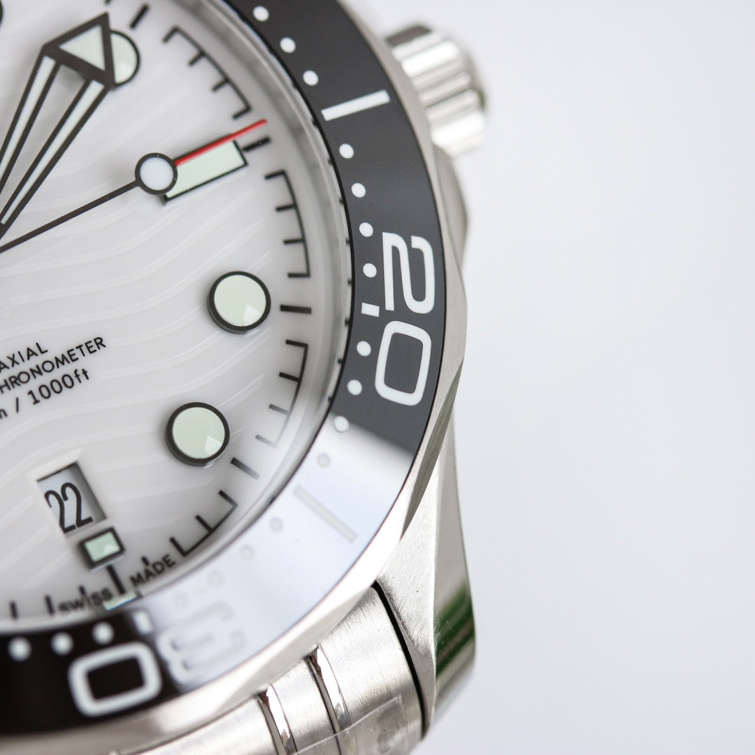 Limited-time special offer! 210.30.42.20.04.001- 3D White- Silver 904L Steel- Automatic - 42mm