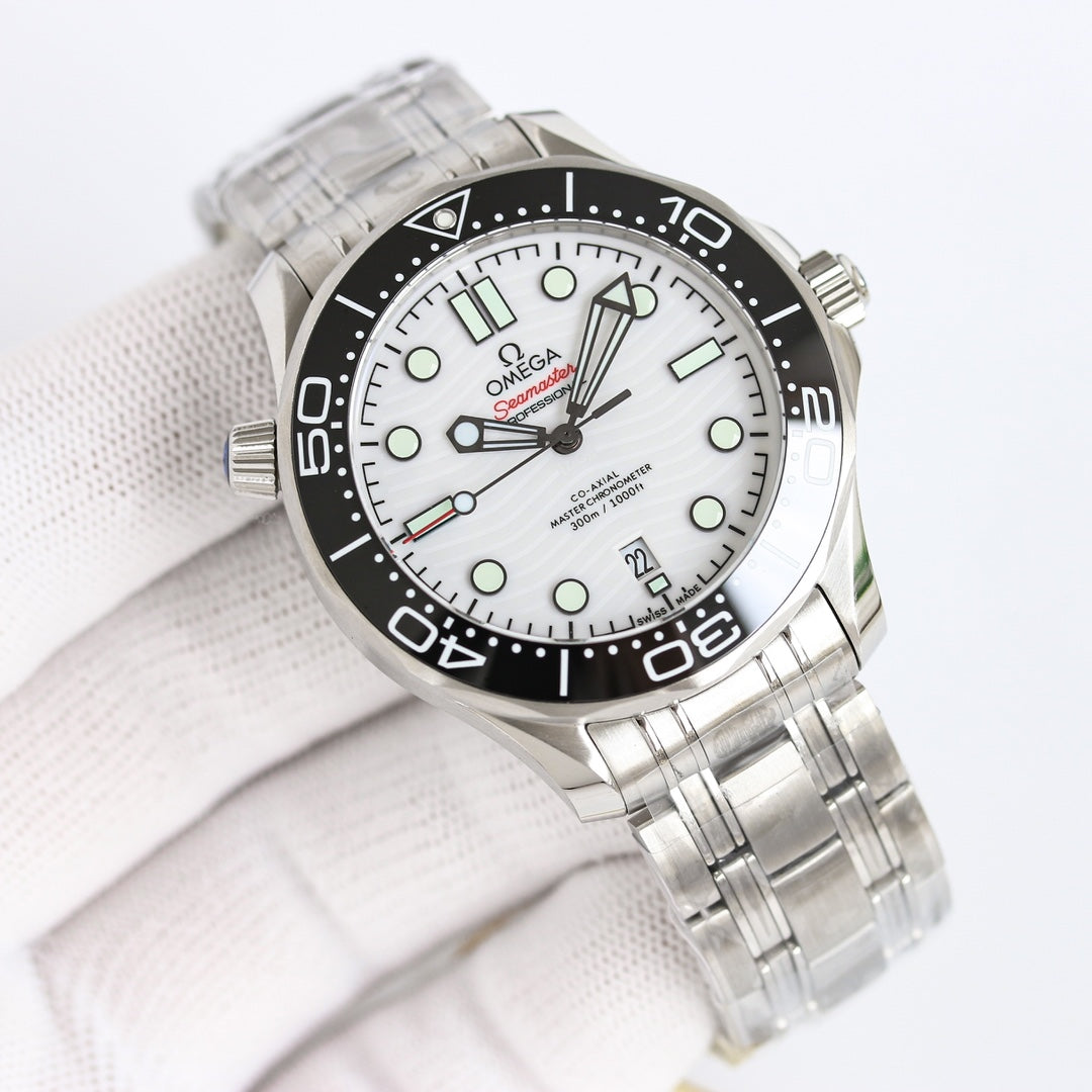 Limited-time special offer! 210.30.42.20.04.001- 3D White- Silver 904L Steel- Automatic - 42mm