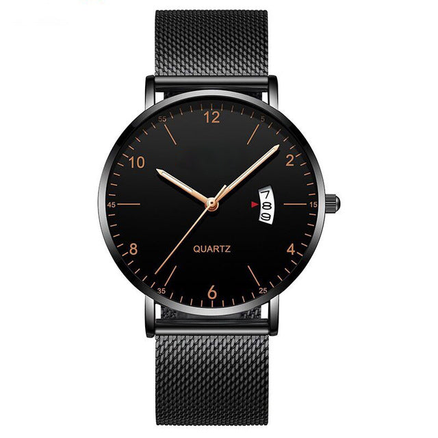Simple Style Quartz Wrist Watch Men Casual Watch - 40mm
