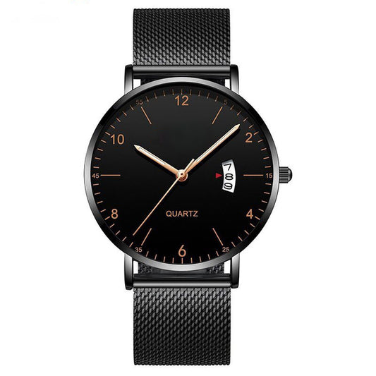Simple Style Quartz Wrist Watch Men Casual Watch - 40mm