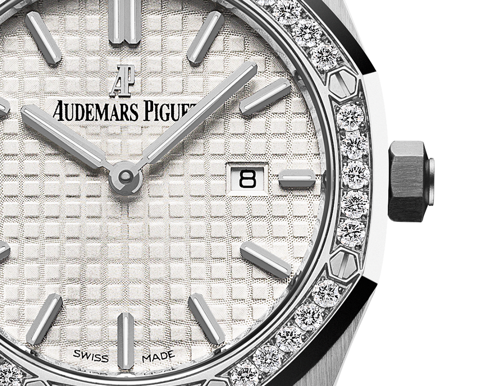 LADY -White Steel - Quartz- 34mm